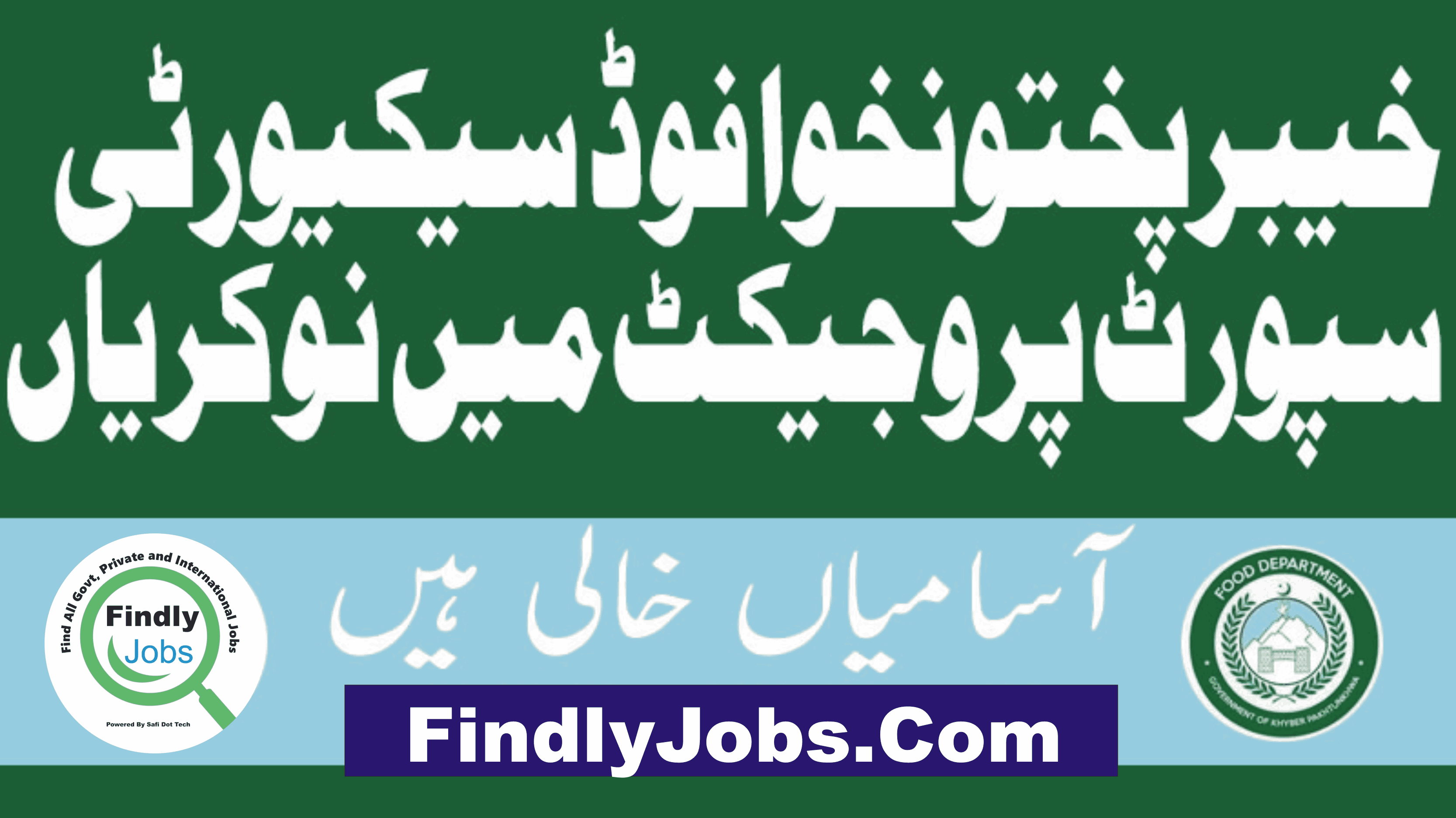 Khyber Pakhtunkhwa Food Security Support Project Jobs 2024