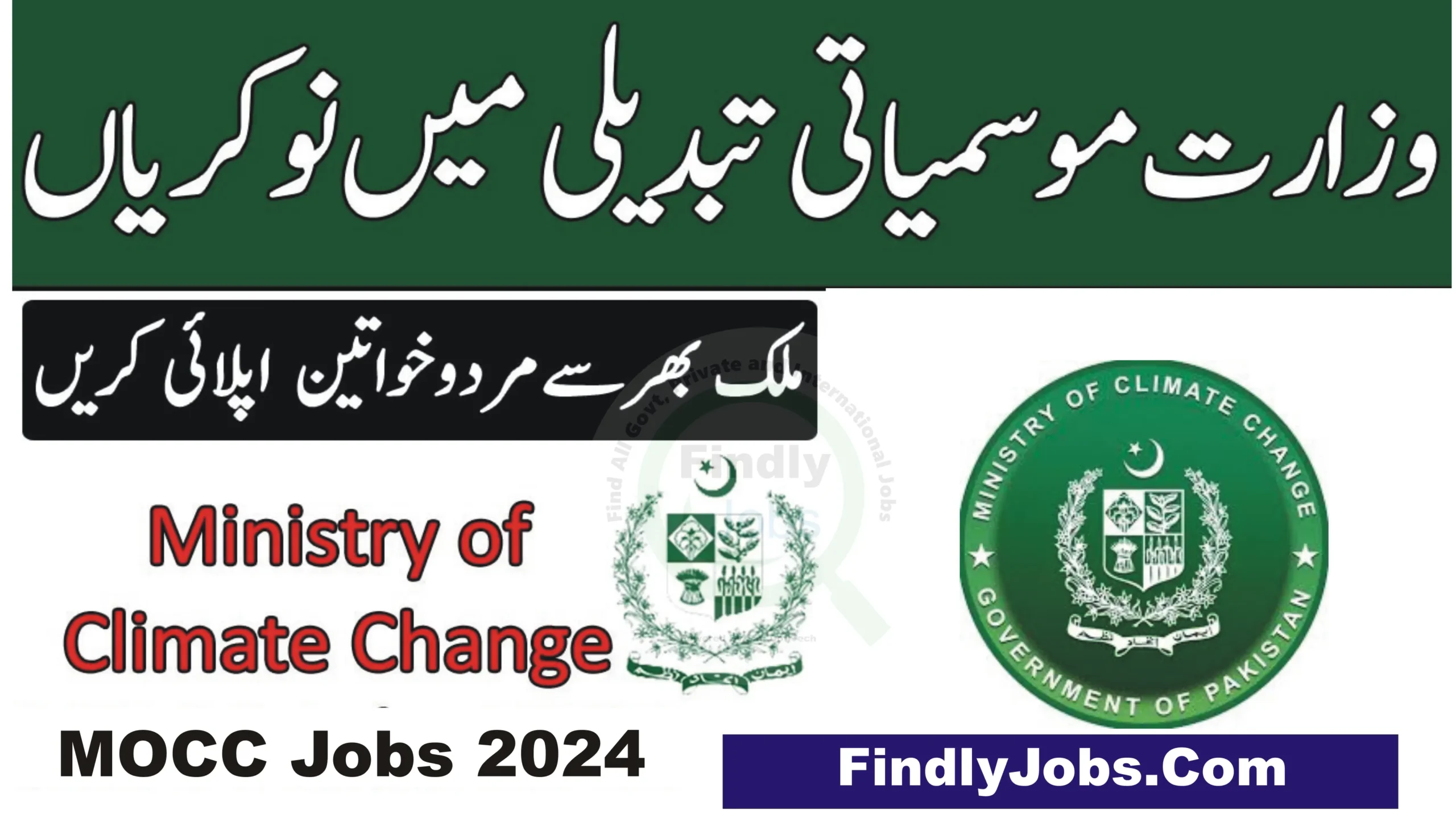 Ministry of Climate Change Jobs 2024