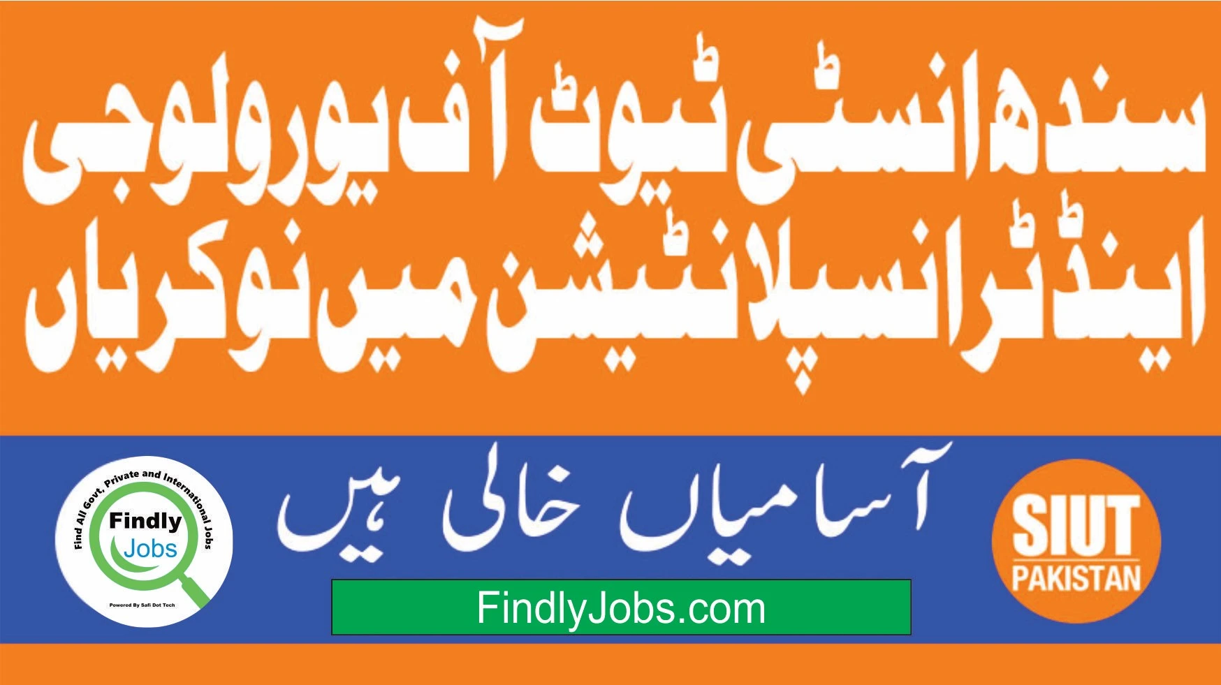 Sindh Institute of Urology and Transplantation SIUT Latest Jobs 2024