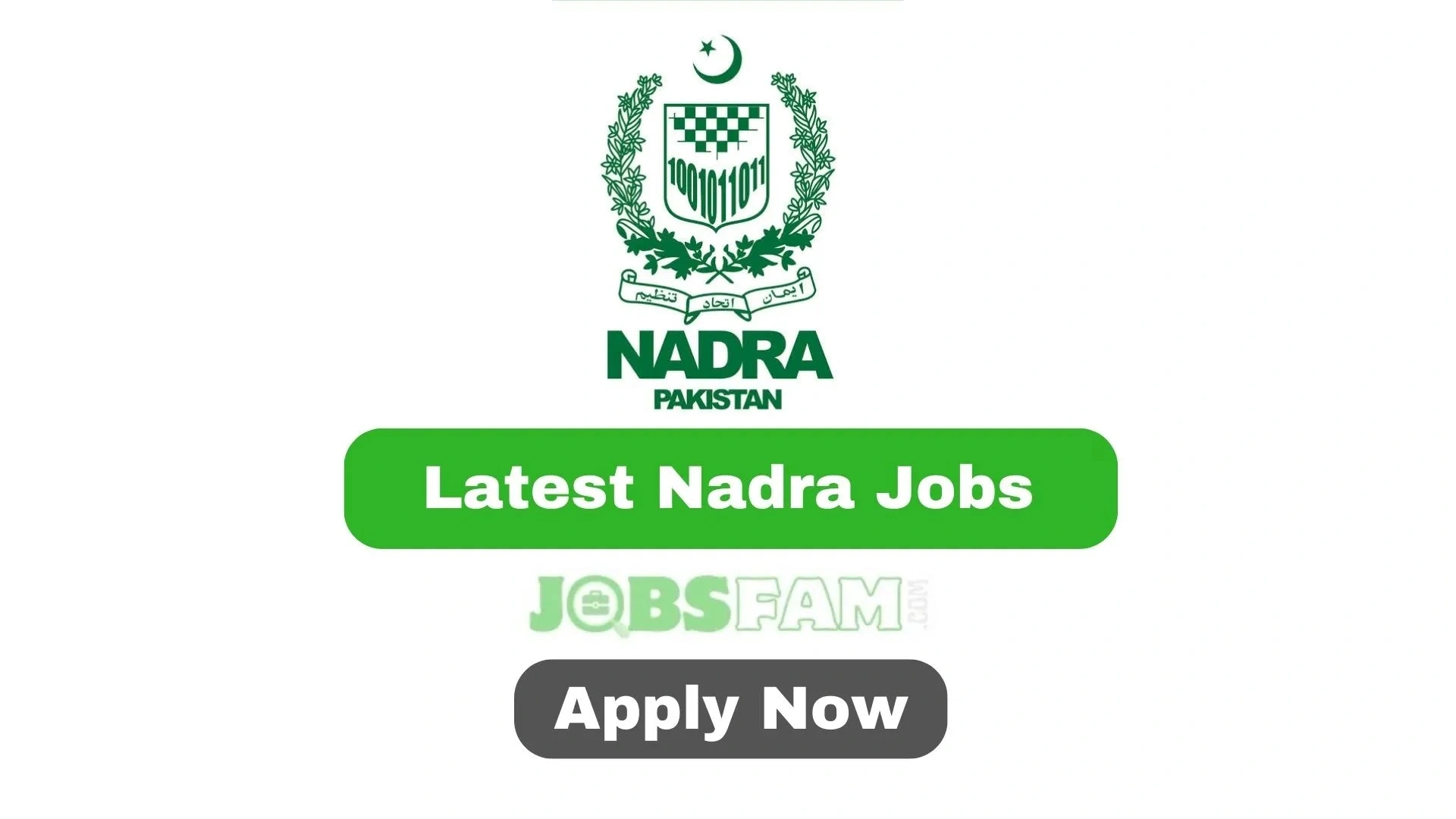 National Database And Registration Authority NADRA Jobs 2024