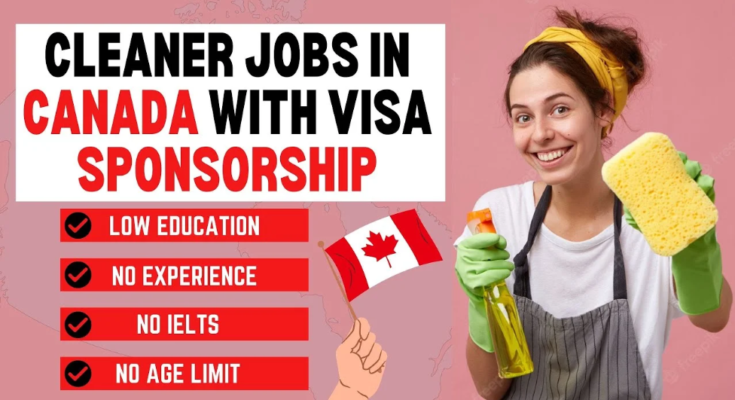 Cleaner Jobs in Canada with Visa Sponsorship